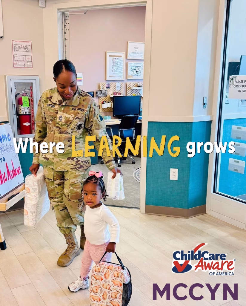 Our Military Fee Assistance program with MCCYN and Childcare Aware banner image