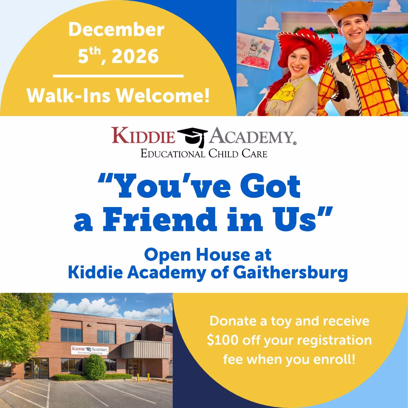 “You’ve Got a Friend in Us!” Open House Event banner image