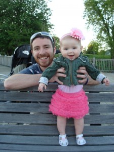 Daddy and his little girl