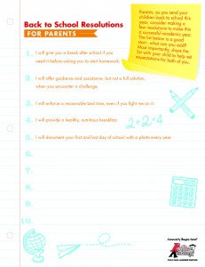 back to school list