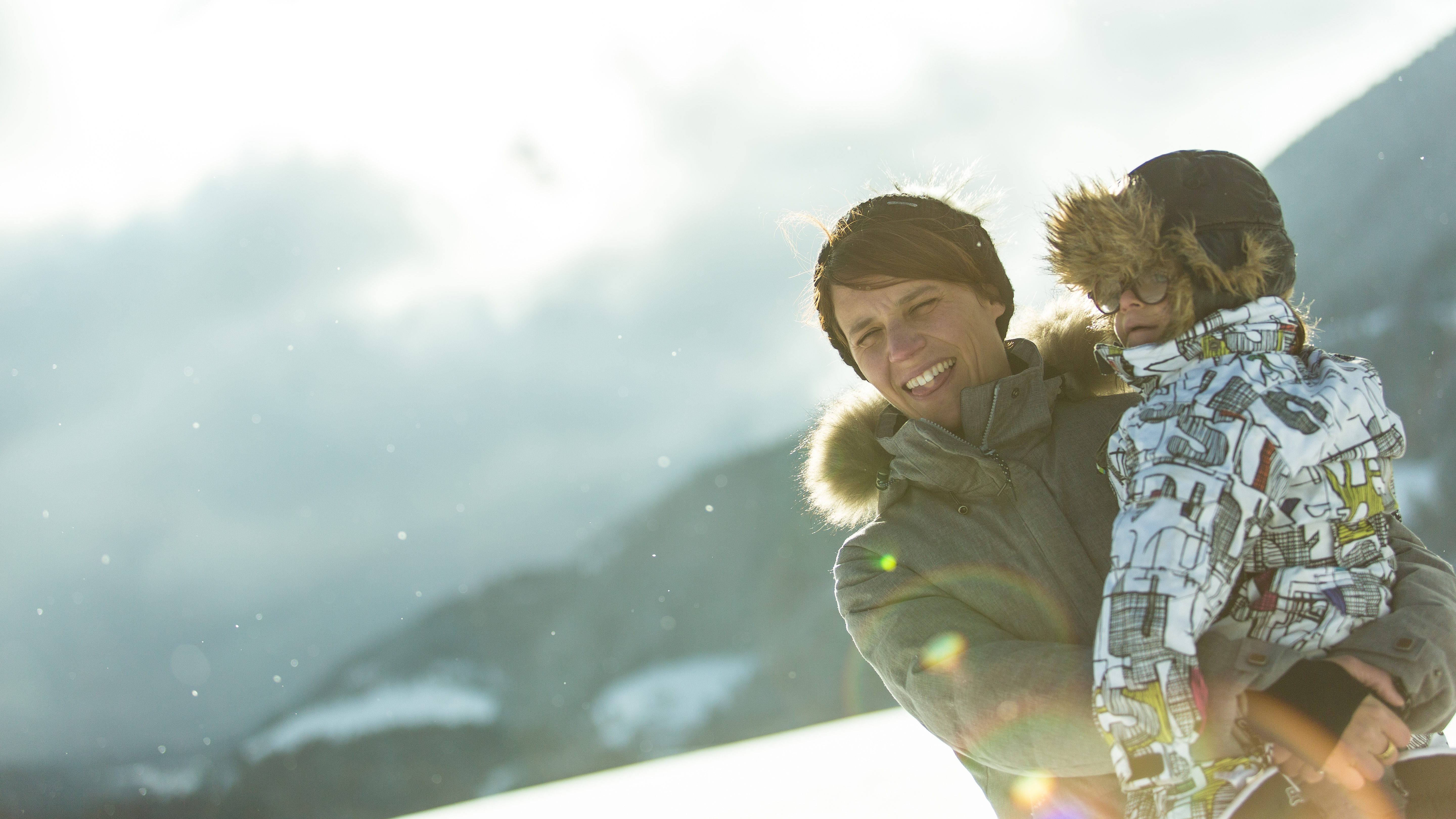 Mre et fils Villard de Lans dans la neige