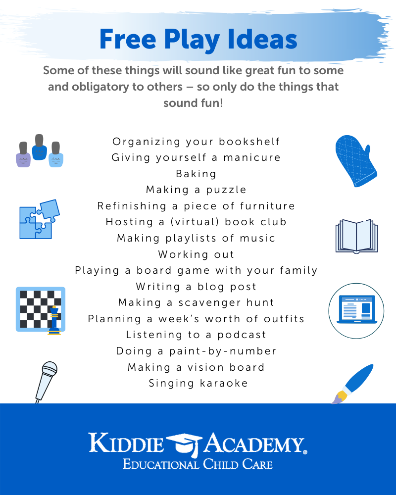 Adult Free Play Ideas