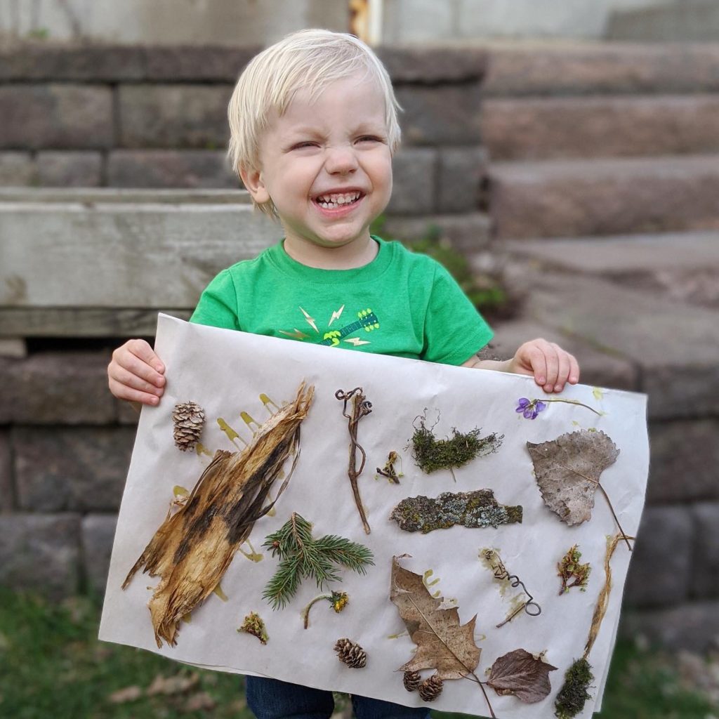 Kiddie Academy student celebrating Earth Day